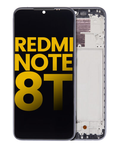 Écran LCD complet avec cadre pour Xiaomi Redmi Note 8T (compatible qualité supérieure) (Moonshadow Gray) – Image 4