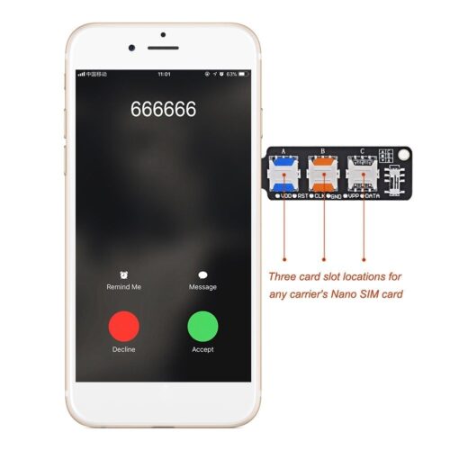 3in 1 Sim Card Signal Tester For iPhone 4 - 8 Plus / X / XS / 13 Mini – Image 2