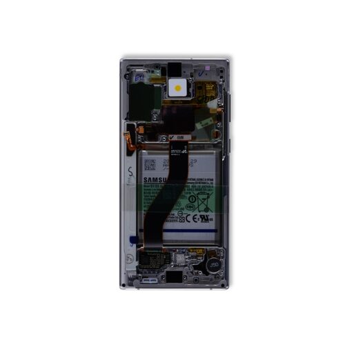 OLED Assembly With Frame For Samsung Galaxy Note 10 (Service Pack) (Aura White) – Image 8