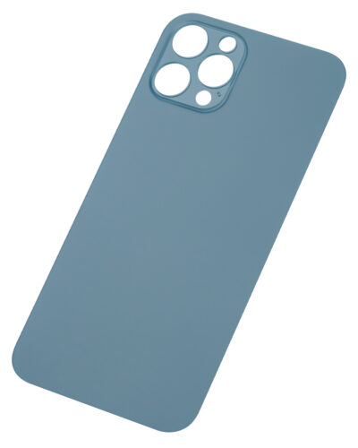 Vitre arrière avec 3M adhésif pour iPhone 12 Pro (No Logo / Large Camera Hole) (Pacific Blue) – Image 6