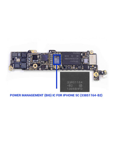 Circuit intégré de gestion de l'alimentation (grand format) pour iPhone 5C (338S1164-B2) – Image 2