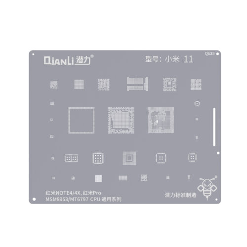 Pochoir Bumblebee (QS39) pour Xiaomi Redmi Note 4 / 4X / Redmi Pro (MSM8953/MT6797) CPU Universal Series (Qianli) – Image 2