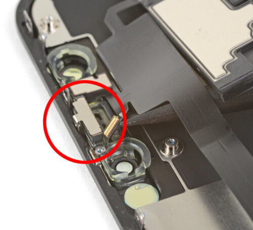Petit support (sur la plaque de la caméra avant) pour iPhone XR – Image 2