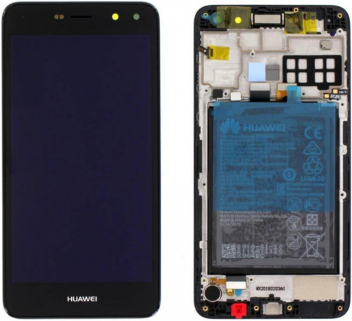 Display incl. battery (Original) - Black, Huawei Y5 (2017)