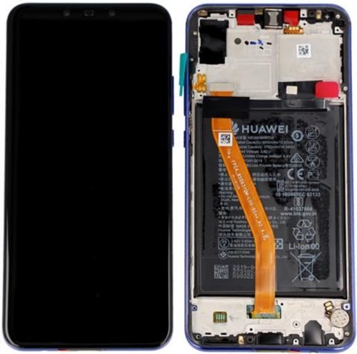 Display incl. battery (Original) - Purple, Huawei Nova 3