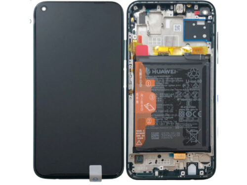 Display incl. battery (Original) - Green, Huawei P40 Lite