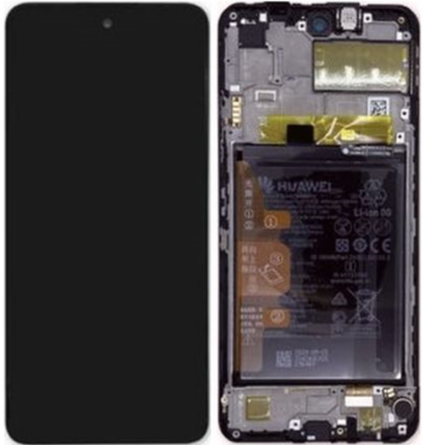 Display incl. battery (Original) - Black, Huawei P Smart 2021