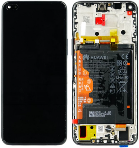 Display incl. battery (Original) - Black, Huawei Nova 8i