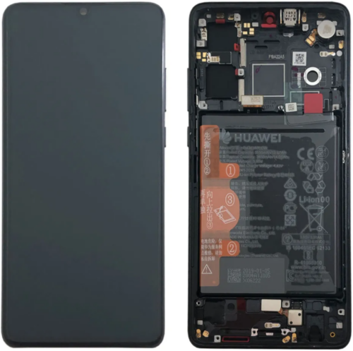 Display incl. battery (Original) - Black, Huawei P30 (2019)