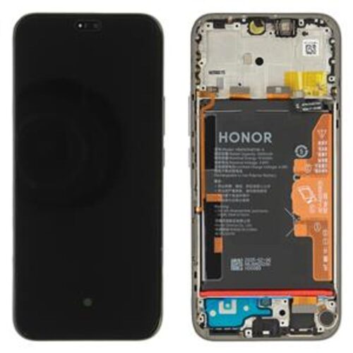 Display incl. frame (Original) - Black, Honor 400 Lite