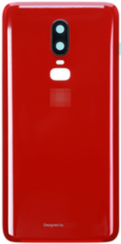 Cache arrière (d'origine) - rouge, OnePlus 6