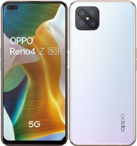 Rear cover (Original) - White, Oppo Reno4 Z / A92s