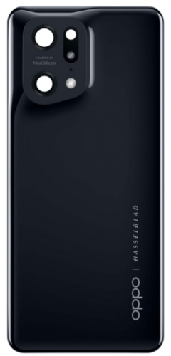 Cache arrière (d'origine) - noir, Oppo Find X5