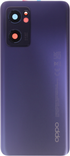 Rear cover (Original) - Black, Oppo Reno 7 (5G) / Find X5 Lite