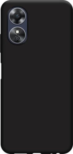 Rear cover (Original) - Black, Oppo A17