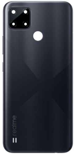 Rear cover (Original) - Black, Realme C21Y (RMX3261, RMX3263)