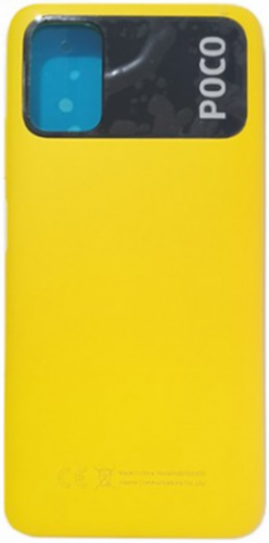 Rear cover (Original) - Yellow, Xiaomi Poco M3