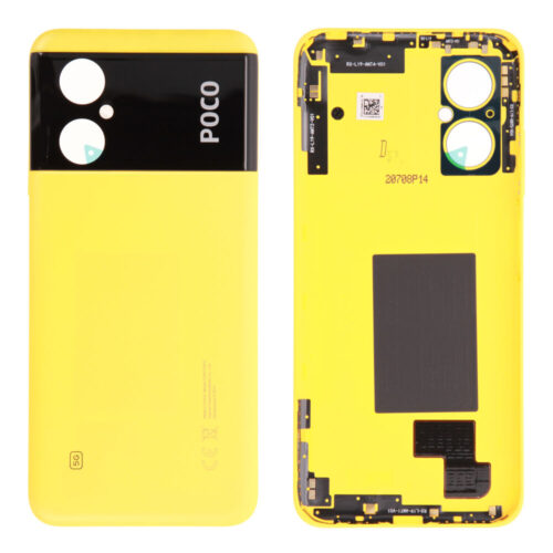 Rear cover (Original) - Yellow, Xiaomi Poco M4 (5G)
