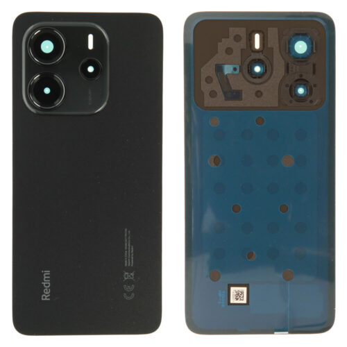 Rear cover (Original) - Black, Xiaomi Redmi Note 14