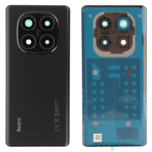 Rear cover (Original) - Black, Xiaomi Redmi Note 14 Pro