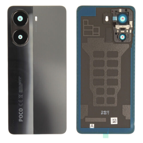 Rear cover (Original) - Black, Xiaomi Poco X7 Pro