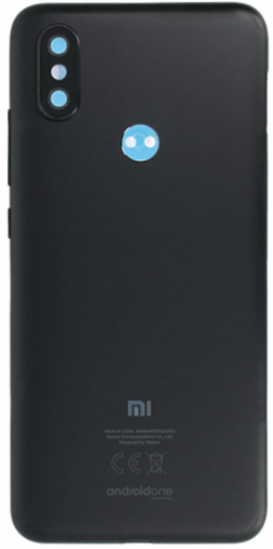 Rear cover (Original) - Black, Xiaomi Mi A2