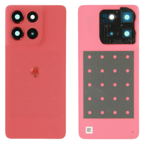 Rear cover (Original) - Red, Motorola Moto G86