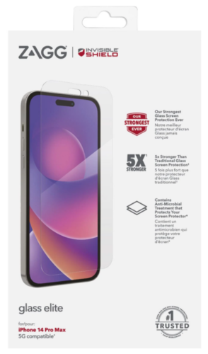 ZAGG/InvisibleShield Glass Elite for Apple iPhone 14 Pro Max