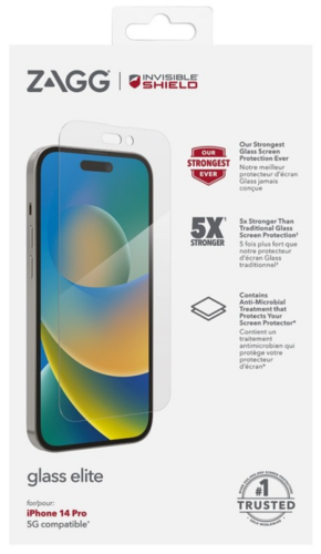 ZAGG/InvisibleShield Glass Elite for Apple iPhone 14 Pro