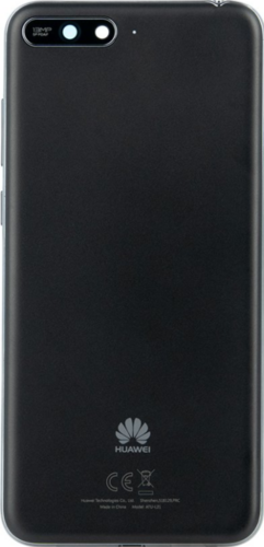 Rear cover (Original) - Black, Huawei Y6 2018
