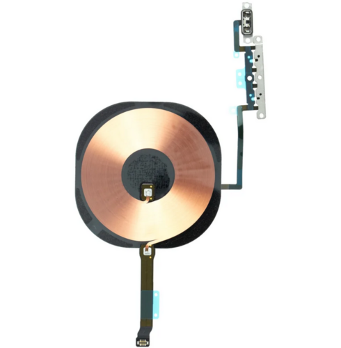 Wireless charging incl. flex cable volume button (Best possible), For iPhone 11 Pro Max