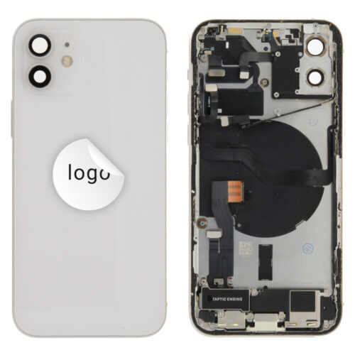 Cache arrière incl. small parts (Pulled C) - blanc, pour iPhone 12