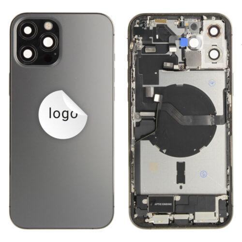 Cache arrière incl. small parts (Pulled A) - gris sidéral, pour iPhone 12 Pro Max