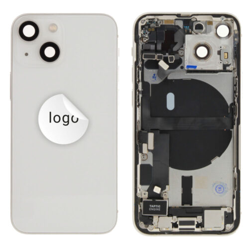 Cache arrière incl. small parts (Pulled A) - blanc, pour iPhone 13 mini