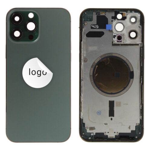 Rear cover excl. small parts (Pulled A) - Alpine Green, For iPhone 13 Pro Max