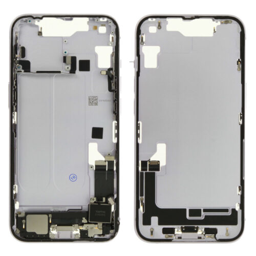 Châssis central avec small parts (Pulled A) - violet, pour iPhone 14