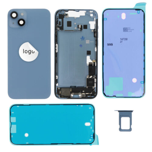 Cache arrière incl. small parts (Pulled C) - bleu, pour iPhone 14 Plus