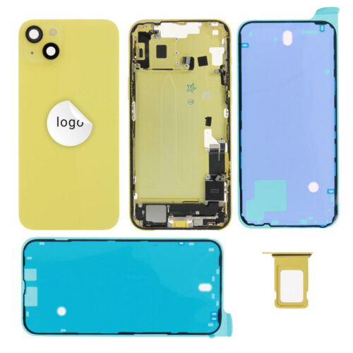 Cache arrière incl. small parts (Pulled C) - jaune, pour iPhone 14 Plus