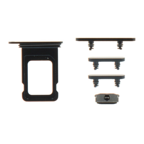 Keyset avec simcard tray (Pulled) - noir, pour iPhone 14 Plus