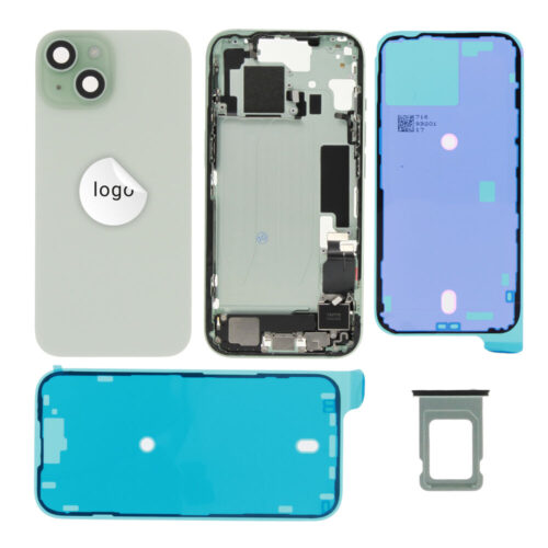Cache arrière incl. small parts (Pulled C) - vert, pour iPhone 15