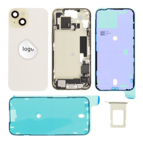 Cache arrière incl. small parts (Pulled A) - jaune, pour iPhone 15