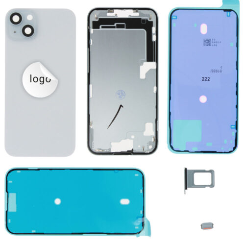 Cache arrière excl. small parts (Pulled A) - bleu, pour iPhone 15 Plus