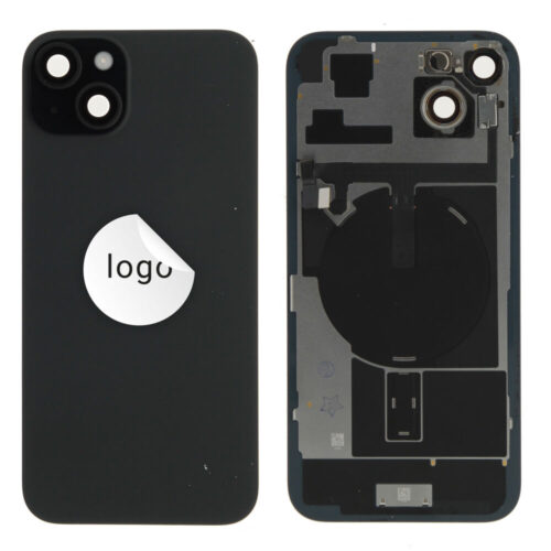 Vitre arrière (Pulled C) - noir, pour iPhone 15 Plus