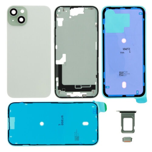 Cache arrière excl. logo (compatible) - vert, pour iPhone 15 Plus
