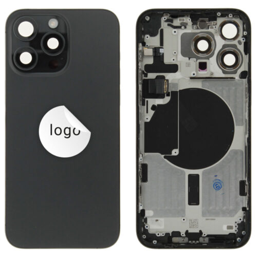 Cache arrière excl. small parts (Pulled A) - noir, pour iPhone 15 Pro Max