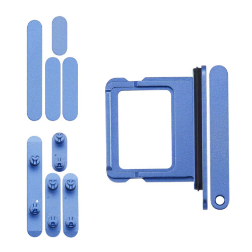 Keyset incl. simcard tray (Pulled) - bleu, pour iPhone 16
