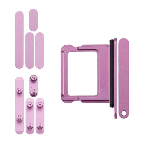 Keyset incl. simcard tray (Pulled) - rose, pour iPhone 16