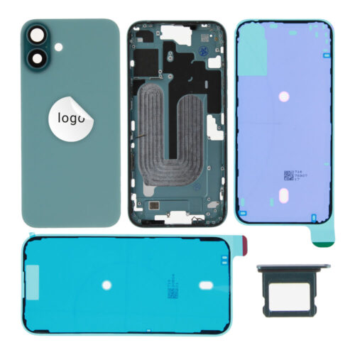 Cache arrière excl. small parts (Pulled A) - vert, pour iPhone 16 Plus