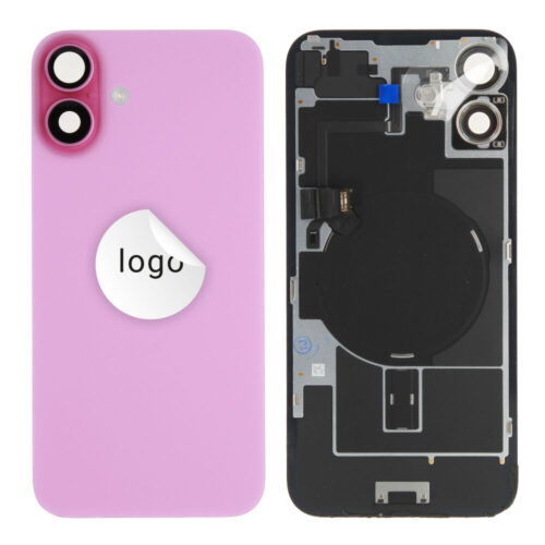 Vitre arrière (Pulled B) - rose, pour iPhone 16 Plus