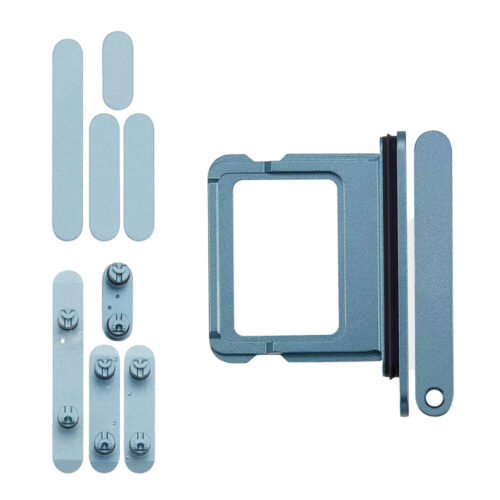 Keyset avec simcard tray (Pulled) - vert, pour iPhone 16 Plus